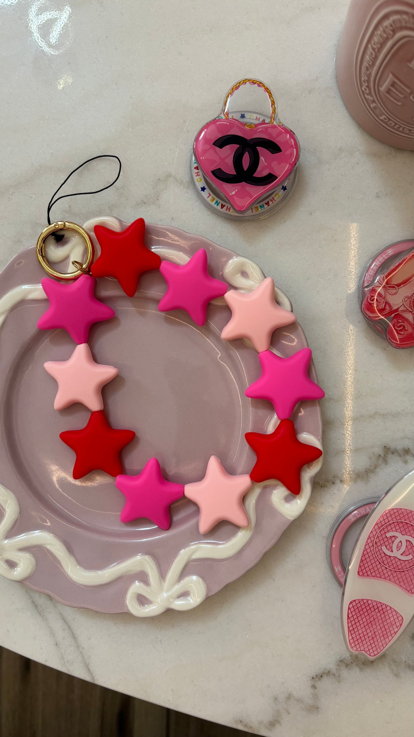 Mix stars phone charm