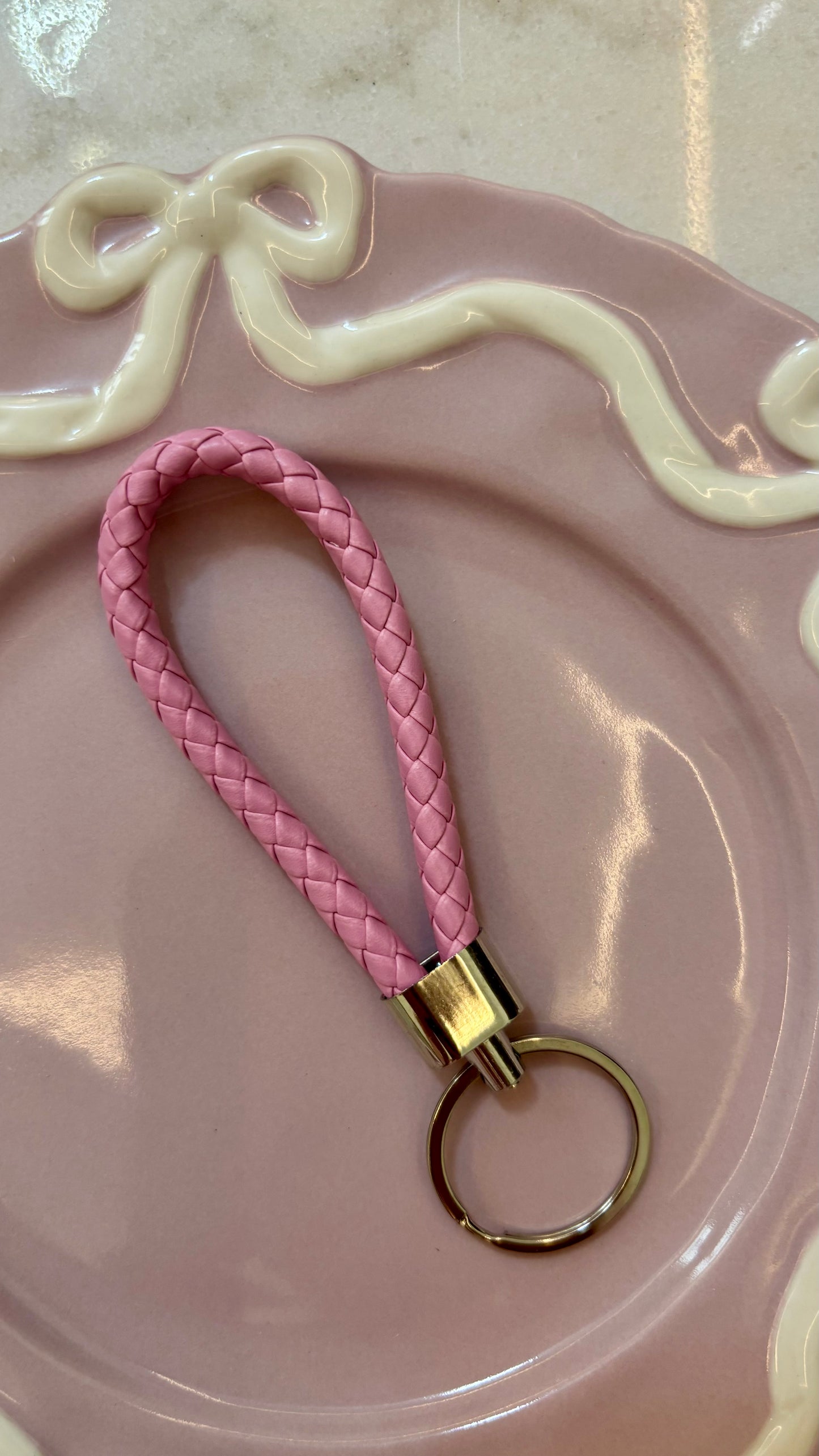 Pink keychain