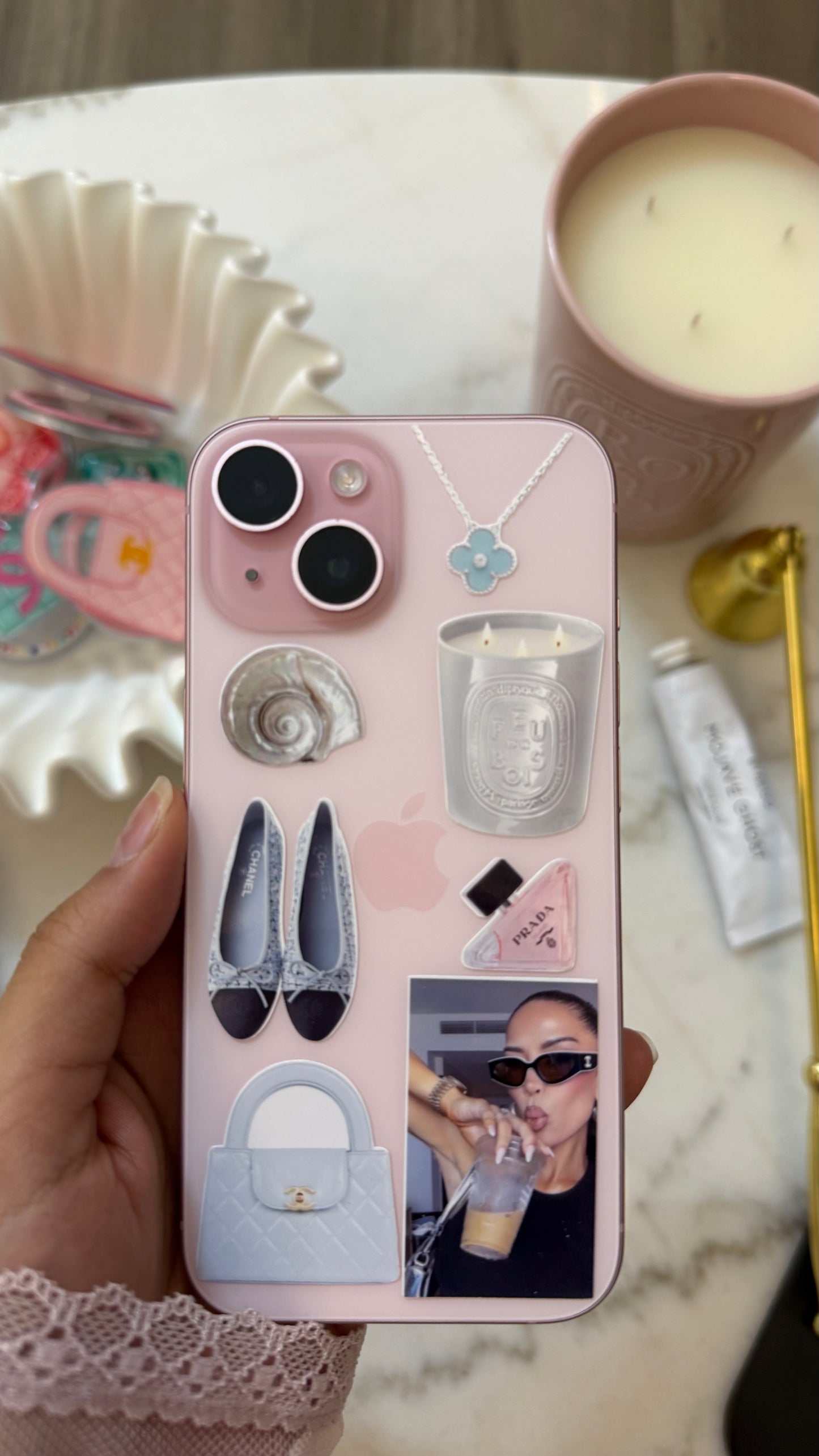 Pearlaa sticker sheet