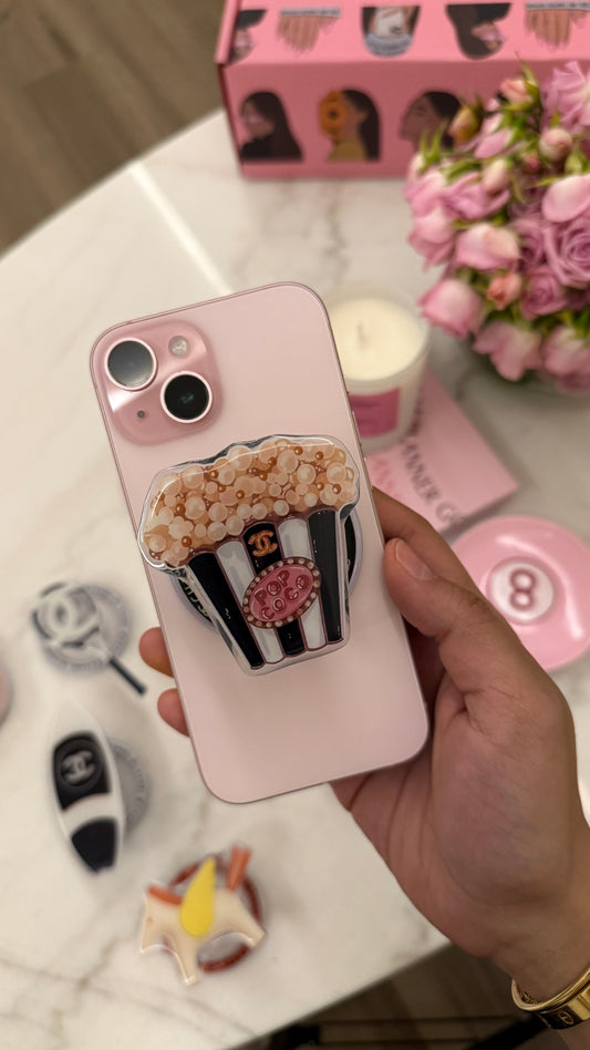 Popcorn Chanel phone grip
