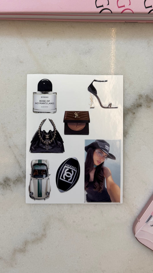 Sporty & rich stickers sheet