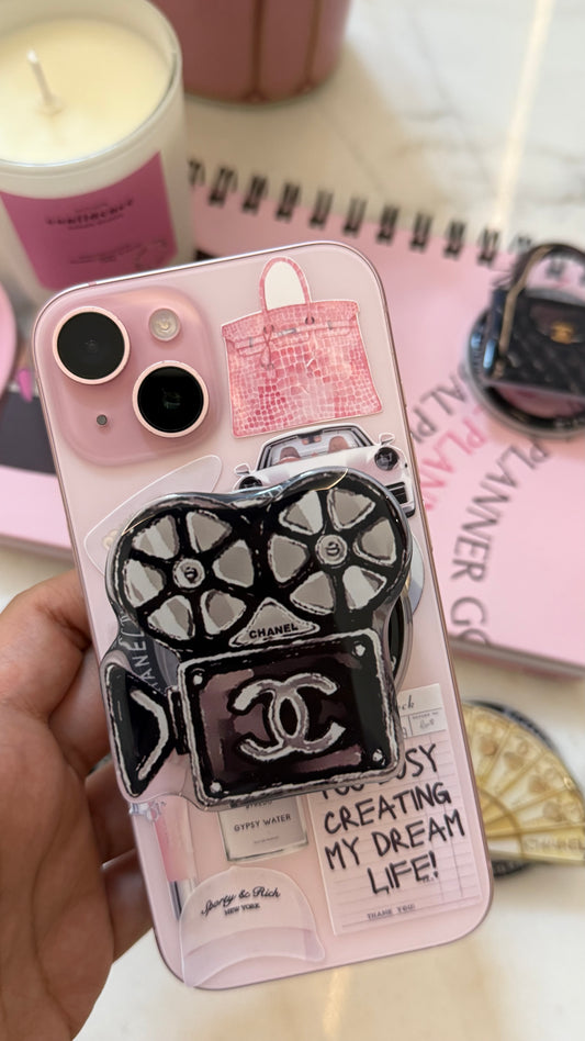 Chanel movie phone grip